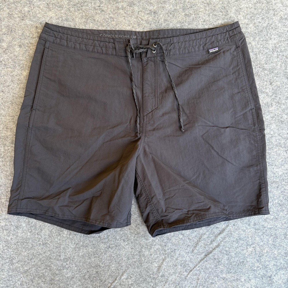 Patagonia Boardshorts Mens 38 Wavefarer Surf Swim Trunks Zip Fly‎ Drawstring